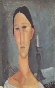 Amedeo Modigliani Hanka Zborowska au bougeoir (mk38) Spain oil painting artist